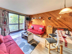 Studio confortable skis aux pieds avec balcon, piscine chauffée - FR-1-267-242